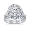 14K WG 3.00CT Diamond Bridal Ring