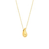 Puff Art Teardrop Dome Necklace