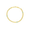 Diamond &amp; Turquoise Enamel Curb Chain Bracelet
