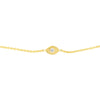 3pt Diamond Evil Eye Bolo Bracelet
