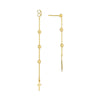 Cross/Virgin Mary Drop Earrings