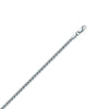 Sterling Silver 2.25mm Wheat Chain with Lobster Lock