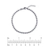 SS 3.5mm D/C Bead Adjustable Bracelet
