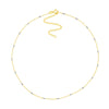 Two Tone Saturn Chain Choker