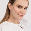Turq Enamel Baby Hoop Earrings