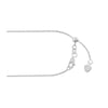 D/C Cable Chain Necklace with Slider Bead