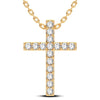 10K 0.16Ct Diamond Pendant