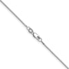 14K White Gold .9mm Box Chain