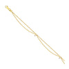 4pt Diamond Drape Anklet