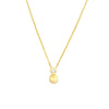 Diamond Bezel Bead Necklace