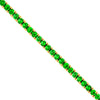 3.60ct Green Tsavorite Straight Tennis Bracelet