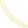 Hammered Mariner Chain Layered Necklace