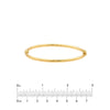 Gold Linear Pattern Bangle