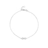 Mini CZ Infinity Adjustable Bracelet