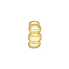 Puff Shrimp J-Hoop Earrings