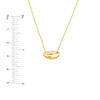 Puffy Nut Shape Adjustable Necklace