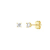 4mm CZ Stud Earrings