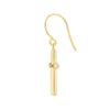 Cross Dangle Earrings on Fish Hook