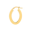 Marquise Rectangular Hoop Earrings
