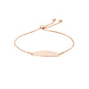 Engravable Initial ID Bar Bolo Bracelet