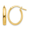 10K Polished Yellow Gold Hoop Earrings