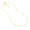 Diamond Bezel and Cluster Stations Necklace
