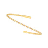 7/8tcw Alternating Diamond and Square Link Flex Bracelet