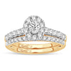 14K 1.00Ct Fancy Cut Bridal Ring