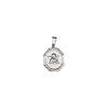 SS 8 Sided Angel Pendant
