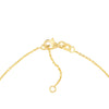 Bezel Set Diamond Charm Anklet