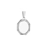 SS 8 Sided Angel Pendant