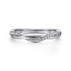 14K White Gold Matching Wedding Band