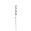 Front to Back CZ Staple Bar Earrings