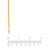 3.50mm Square Beveled Byzantine Chain