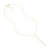 Vertical Bar Necklace with 1/2pt Diamond