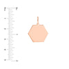 Hexagon Engravable Charm