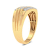 10K 0.15Ct Diamond Mens Ring