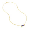 Enamel Love Paper Clip Necklace