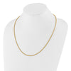 14K Adjustable 2mm D/C Rope Chain