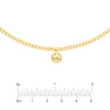 Bead Drop on Open Curb Chain Choker