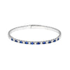 Sapphire &amp; Diamond Flex Tennis Bracelet (1-3/4tcw)