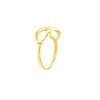 Plated Sterling Silver Infinity Ring