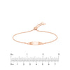 Engravable Initial ID Bar Bolo Bracelet