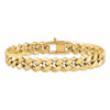 14K Polished Fancy Link Bracelet
