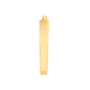 20mm Round Square Tube Hoop Earrings