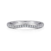 14K White Gold Diamond Matching Wedding Band