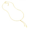 High Polished Crosses Adjustable Lariat Necklace