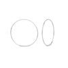 25mm Endless Wire Hoop Earrings