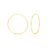25mm Endless Wire Hoop Earrings