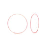 25mm Endless Wire Hoop Earrings